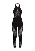 Wolford SPORTY LOGO NET - Jumpsuit - black - Zalando.de