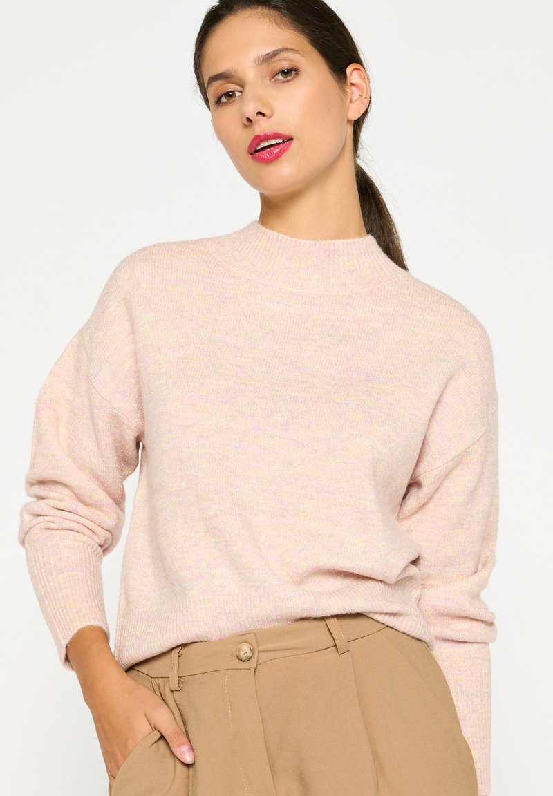 LolaLiza HIGH COLLAR Jumper light pink Zalando.ie