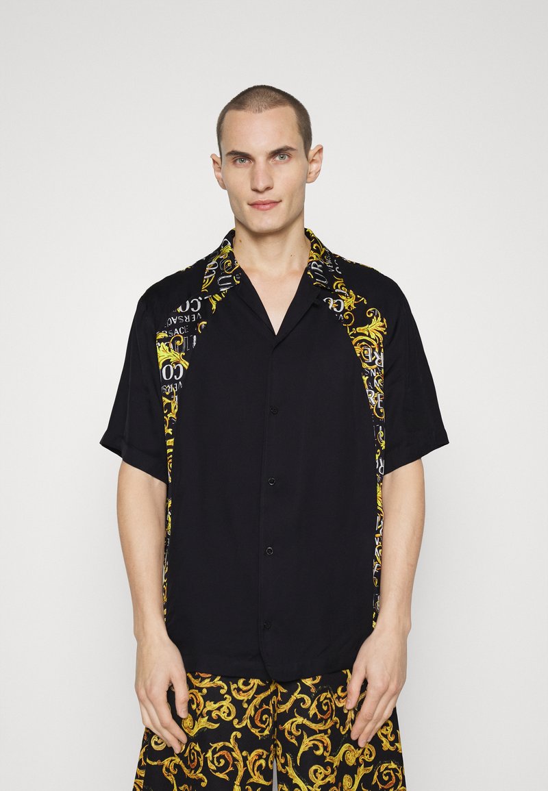 Versace Jeans Couture PRINT LOGO COUTURE Shirt black/gold/black