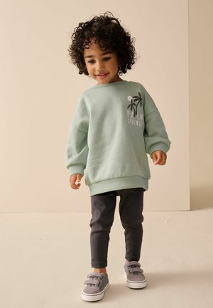 Next, REGULAR FIT - CREW NECK SET - Felpa - sage green
