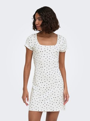 ONLY, KLEID ONLHILLARY KURZES KLEID - Day dress - cloud dancer