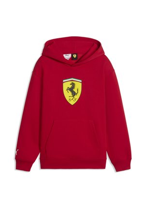 SCUDERIA FERRARI COLOURED SHIELD - Felpa con cappuccio - rosso corsa