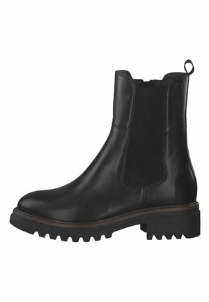 Platform ankle boots - black