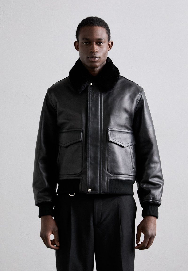 Filippa K AVIATOR JACKET - Chaquetas bomber - black