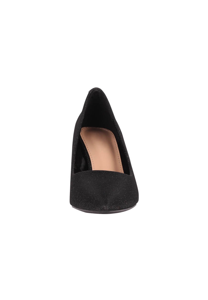 Blauwe spijkerstof pumps met hoge hakken Blauwe spijkerstof pumps met hoge hakken
