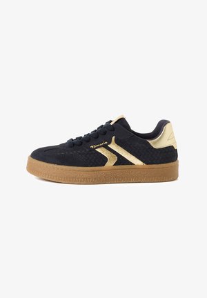 Tamaris, TAMARIS DAMEN LEDER SNEAKER 1-23723-44-890 LOW TOP FRAUEN SCHUH - Sneaker low - navy comb