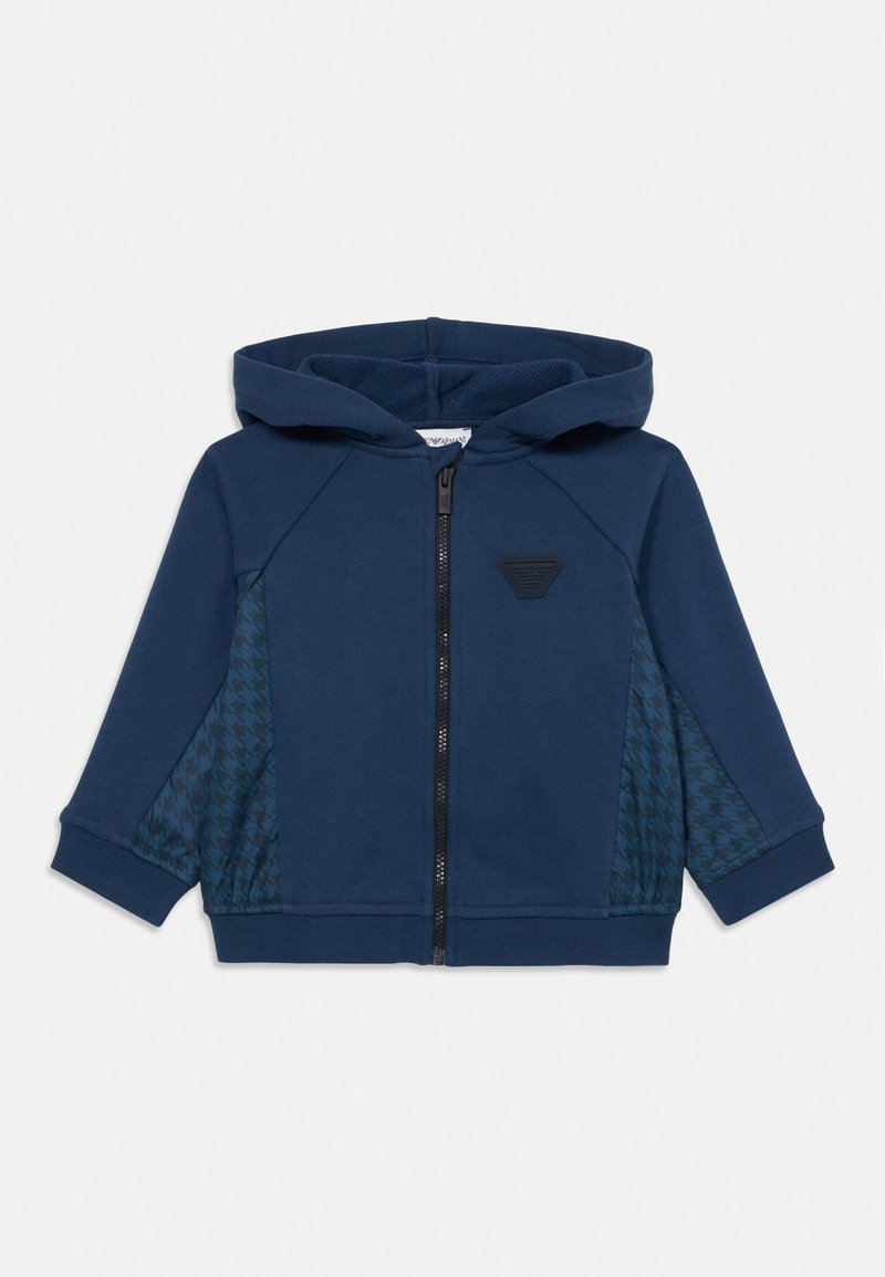 Emporio Armani Sweater met rits donkerblauw