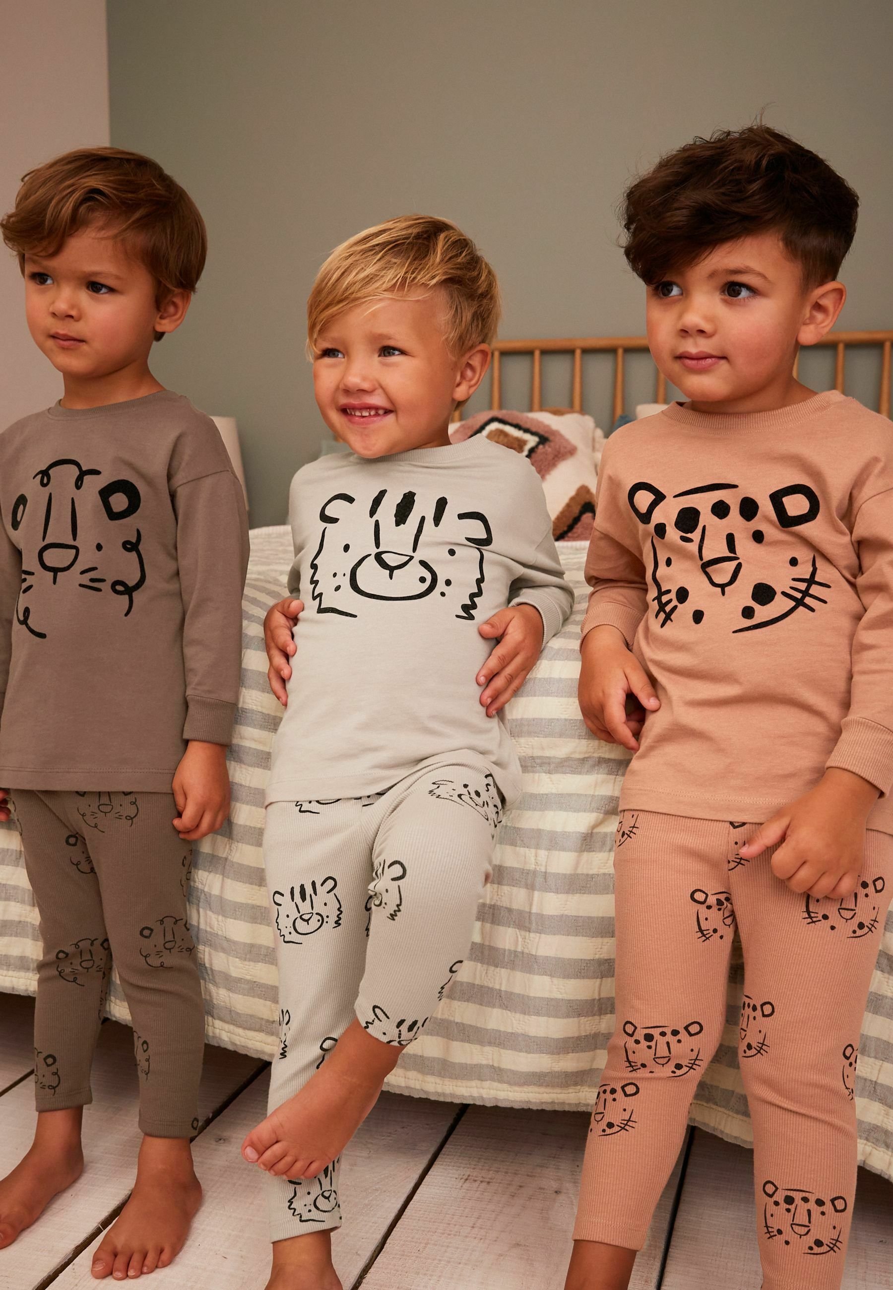 NEXT Baby Bodys 3er-Pack Weiß - Weiche Schlafanzüge Für Neugeborene