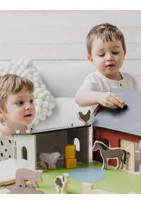 MICKI Träleksak - bunt