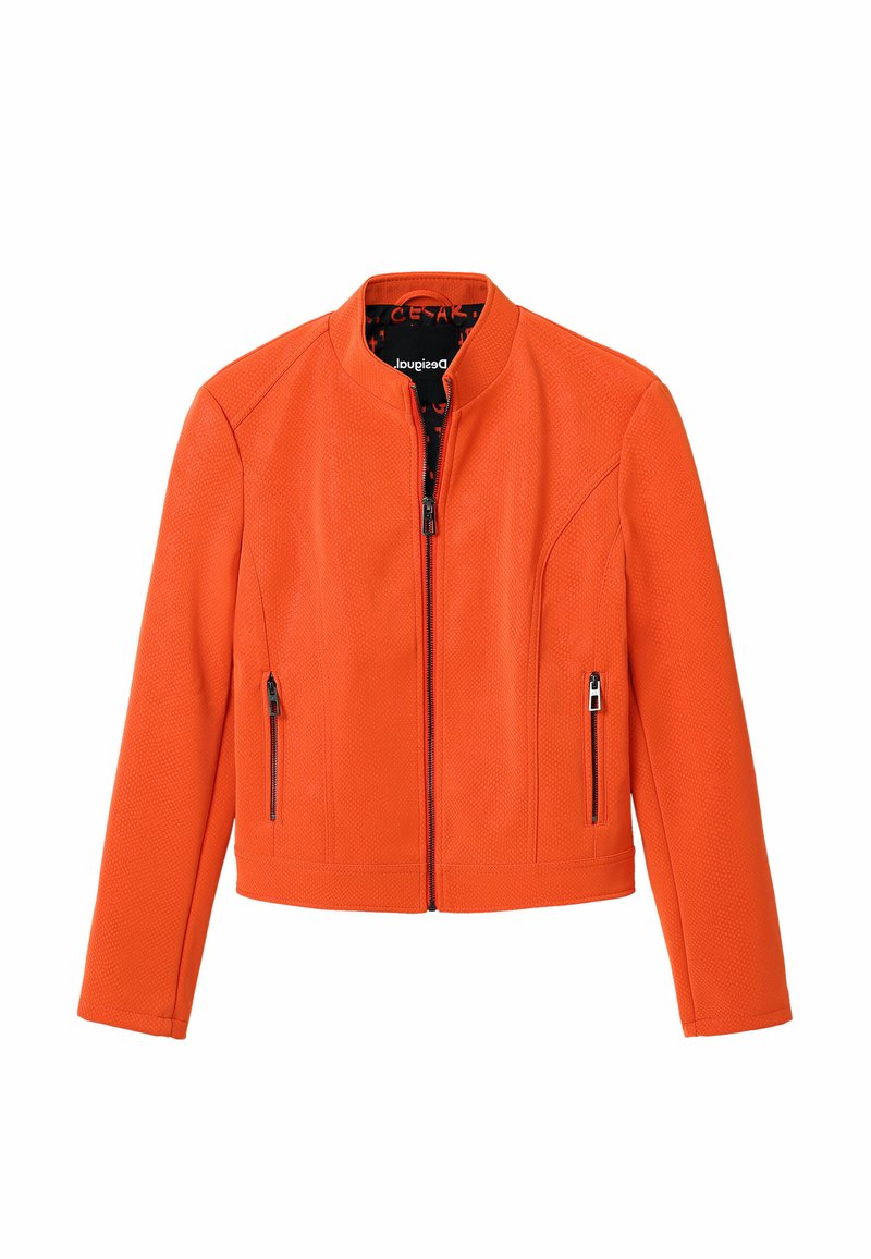 Desigual Lichte jas oranje Desigual Lichte jas oranje