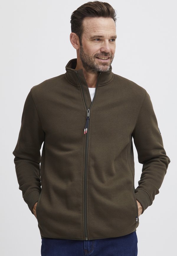 FQWLLIAM - Zip-up sweatshirt - forest night