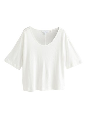 Next BLEND SOFT TOUCH - Trükipildiga T-särk - ecru