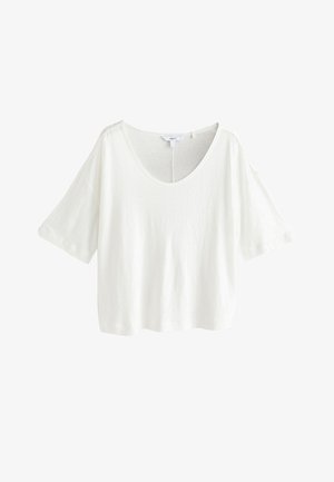 Next BLEND SOFT TOUCH - T-shirt imprimé - ecru