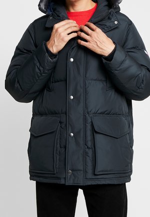 Abrigo de plumas - black