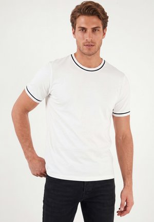 Lela & Buratti, LELA & BURATTI T-SHIRT REGULAR FIT - T-shirt basique - offwhite