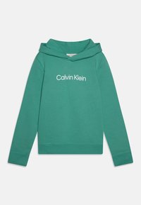 Calvin Klein Jeans - LOGO HOODIE UNISEX - Džemperis su gobtuvu - bahama green Miniatiūros vaizdas 1