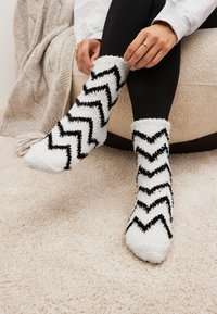 Next COSY 4 PACK - Calze - black white