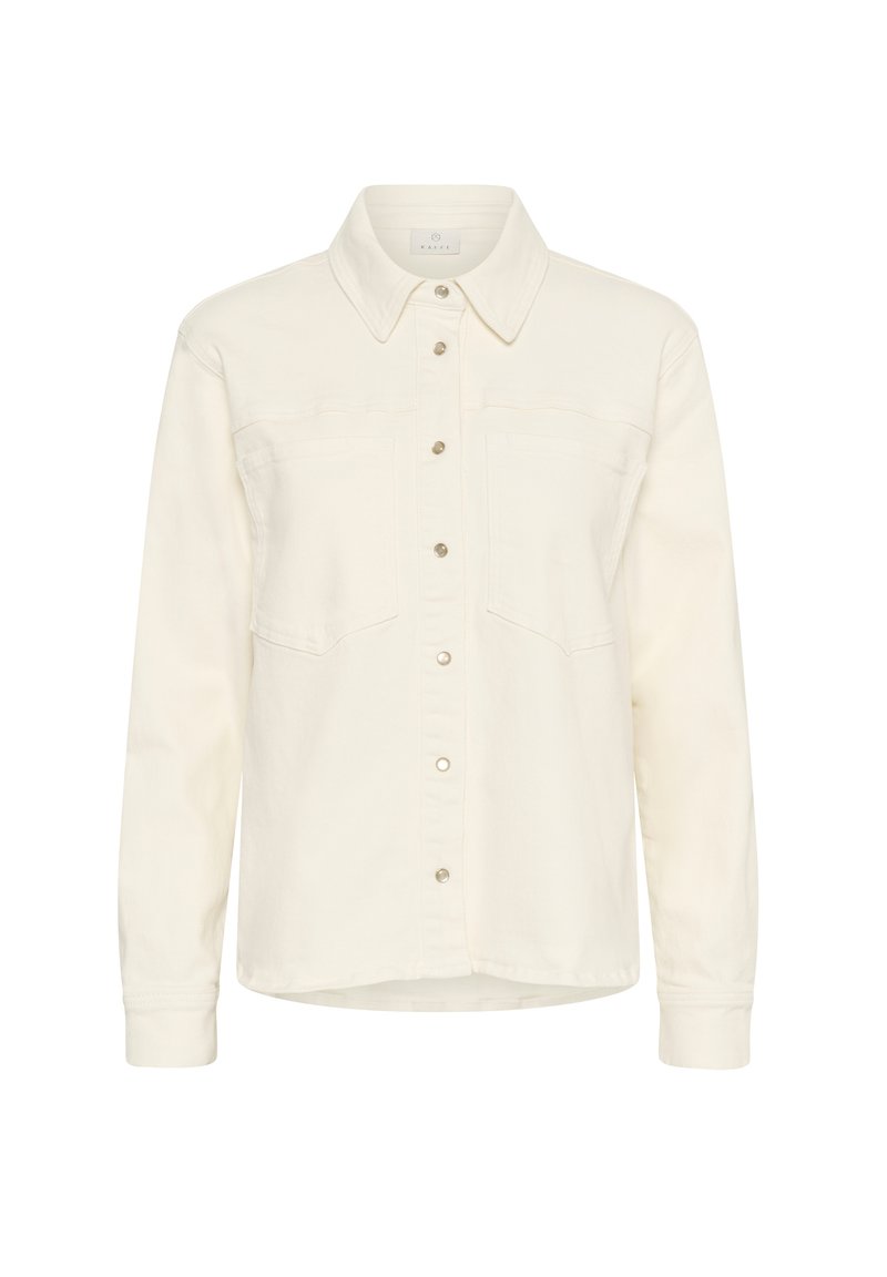 Kaffe Overhemdblouse crème Kaffe Overhemdblouse crème