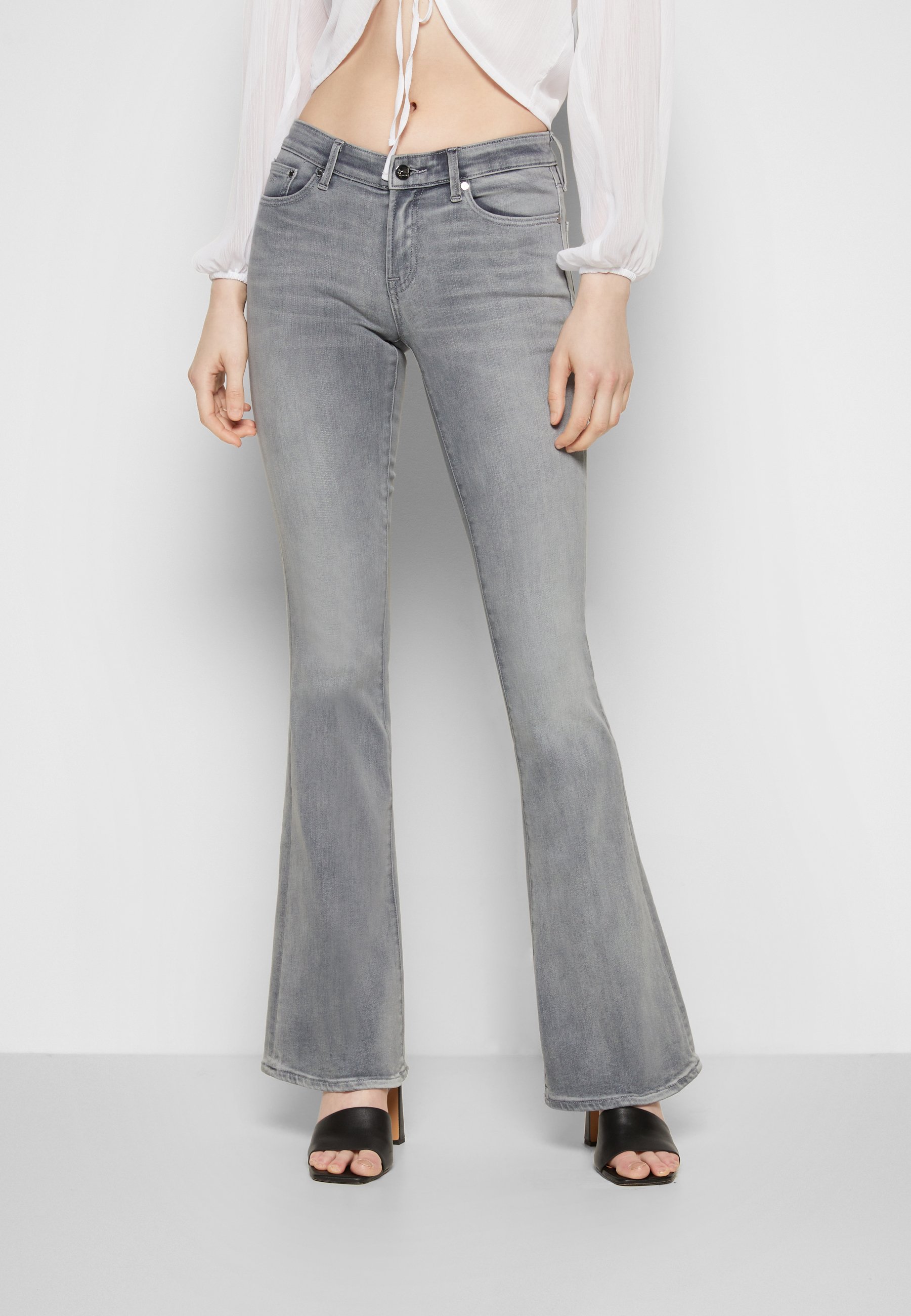 Denham FARRAH - Flared Jeans - grey 