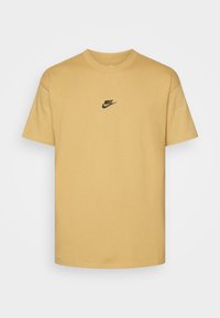 Não selecionado, gold-coloured