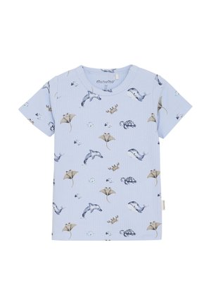 AOP - T-shirt med print - skyway