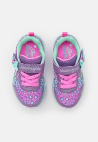 Skechers HEART LIGHTS - Sapatilhas - lavender/aqua/pink