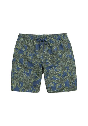 Men Plus, SWIMMING SHORTS STOMACH FIT, ALL-OVER PRINT, 3 POCKETS, UP TO 8 XL - Badeshorts - midnight blue