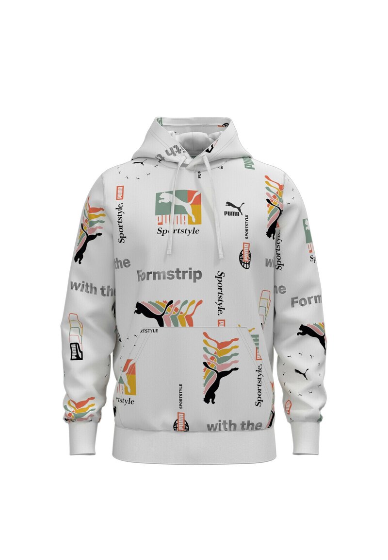 Puma Jersey con capucha - white