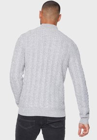 Threadbare SWINDON - Strickpullover - light grey / ecru twist