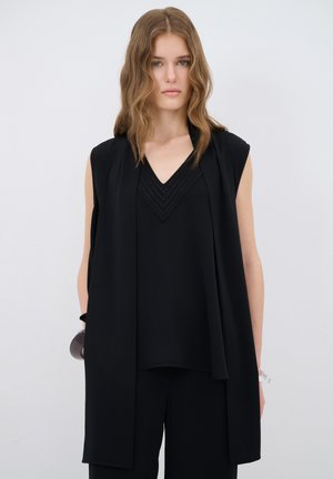 V-NECK - Blouse - black