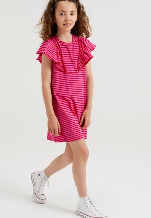 MET VOLANTS - Vestito estivo - pink
