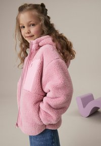 Next BORG ZIP THROUGH - Fleecejacka - pink