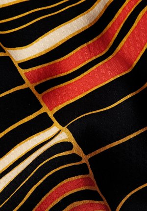 King Louie PALAZZO WILDLY - Trousers - black