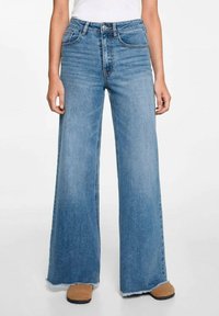 Mango Kids Kavbojke na trapez - blue