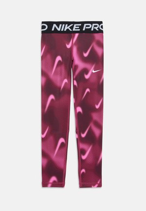 G NIKE PRO NP DF TGHT SPORT VNR UNISEX - Legging (type pantalon) - sweet beet/white