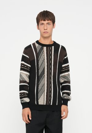 ONSRISE PATTERN CREW  - Striktrøje - black