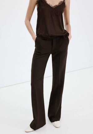 Pantalones - brown