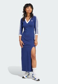 adidas Originals - DRESS - Jerseyjurk - dark blue Miniatuurafbeelding 1