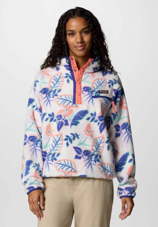 HELVETIA™ II PRINTED CROPPED HALF SNAP - Fleecepullover