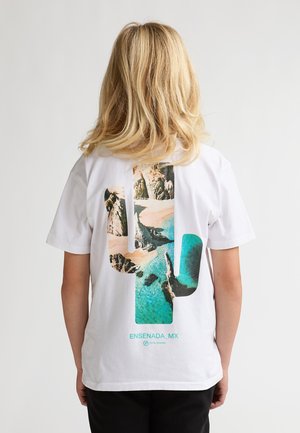 BACK PRINT SOL - T-shirt con stampa - bright white