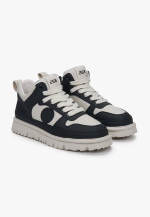 Sneakers hoog - black beige