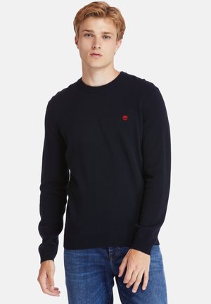 LS COHAS BROOK MERINO CREW SWEATER - Felpa - dark sapphire