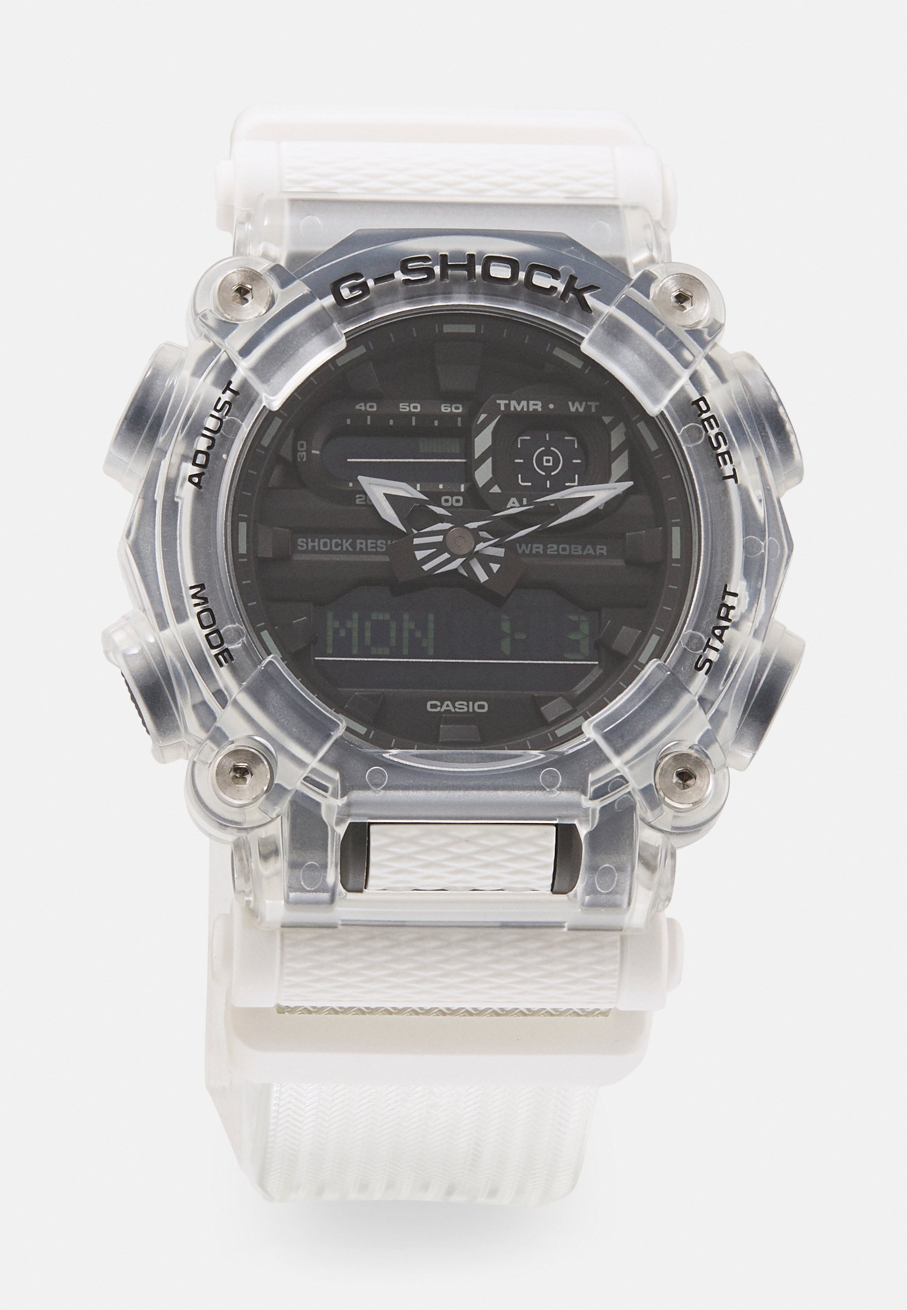 G-SHOCK SKELETON GA-900 - Chronograaf - white/transparent/black/transparant  - Zalando.nl