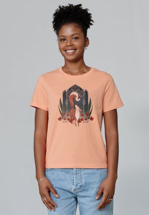 DER WUNDERSCHÖNE FUCHS - T-shirt print - fraiche peche