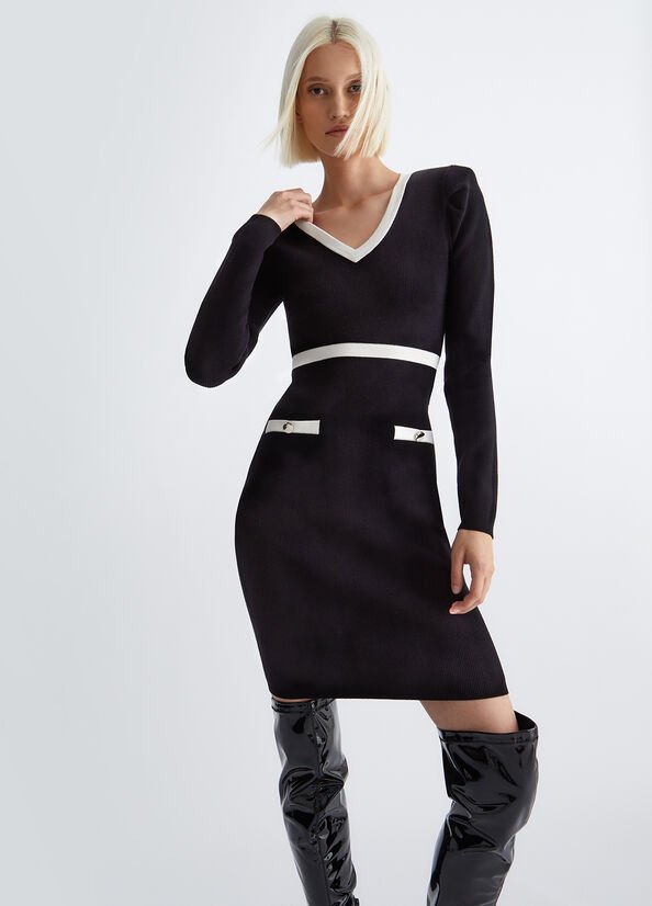 LIU JO Etui-jurk zwart LIU JO Etui-jurk zwart