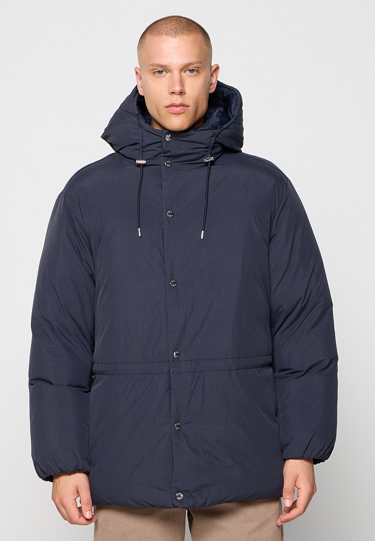 Boss Winterjas donkerblauw Boss Winterjas donkerblauw