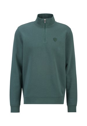 ITALIA HALF-ZIP ORAZIO DS - Sweatshirt - tartan green