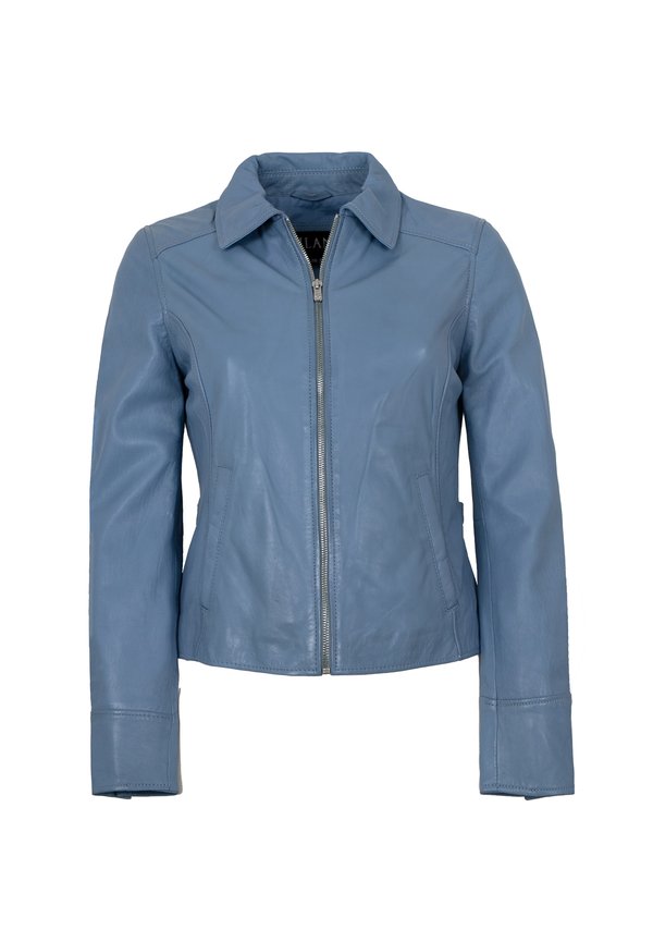 Lederjacke - blau