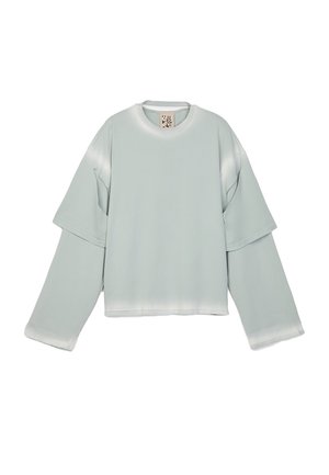 Langarmshirt - pastellgrau