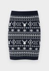 ONLXMAS WINTER SKIRT - Fustă mini - night sky